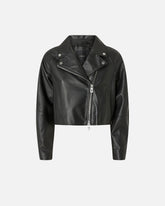 Cropped-Nietenlederjacke aus Nappaleder -  | Pinko