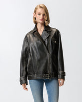 Bikerjacke im Lederstil -  | Pinko