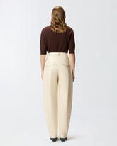 Ballonhose in Lederoptik mit Soft-Touch-Oberfläche -  | Pinko