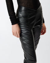 Stretch leather-effect leggings -  | Pinko
