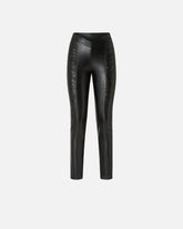 Stretch leather-effect leggings -  | Pinko