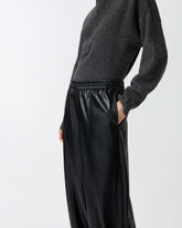 Ballonhose aus Lederimitat -  | Pinko