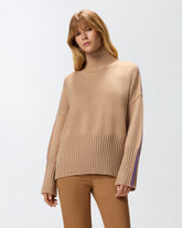 Weiter Pullover mit hohem Kragen -  | Pinko