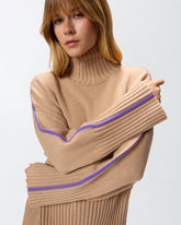 Weiter Pullover mit hohem Kragen -  | Pinko
