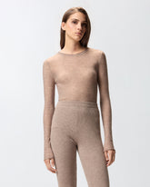 Pullover mit Rundhalsausschnitt und Pailletten -  | Pinko