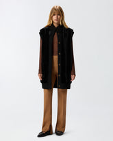 Lange Weste mit Pelzeffekt -  | Pinko