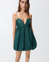 Mini dress with balloon skirt -  | Pinko