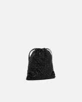 Baby Slouchy Bag fully rhinestoned shoulder pouch -  | Pinko