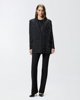 Blazer with crystals and pearls -  | Pinko