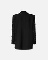 Blazer with crystals and pearls -  | Pinko