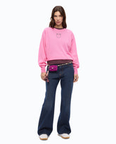 Sweater with Love Birds logo -  | Pinko