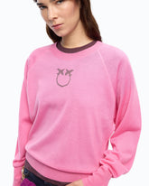 Sweater with Love Birds logo -  | Pinko