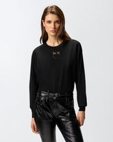 Pullover mit Logo Love Birds -  | Pinko