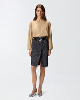 Pullover mit Rundhalsausschnitt und langen Ärmeln -  | Pinko