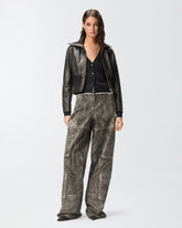 Rib-knit V-neck cardigan -  | Pinko