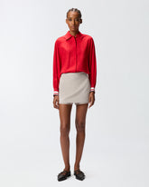 Classic viscose jacquard shirt -  | Pinko