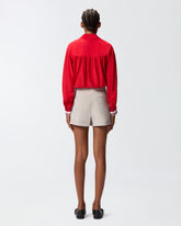 Classic viscose jacquard shirt -  | Pinko