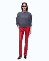 Rollkragenpullover aus Wolle und Kaschmir - Dunkelgrau | Pinko