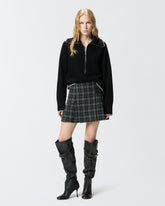 Pullover aus Wolle und Kaschmir mit Reißverschluss -  | Pinko