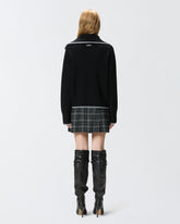 Pullover aus Wolle und Kaschmir mit Reißverschluss -  | Pinko