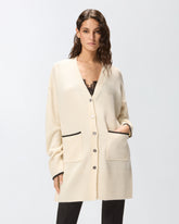 Lange Cardigan mit V-Ausschnitt -  | Pinko