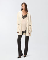 Lange Cardigan mit V-Ausschnitt -  | Pinko