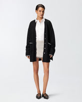 Lange Cardigan mit V-Ausschnitt -  | Pinko