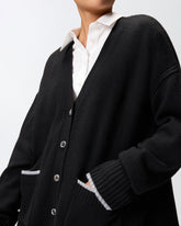 Lange Cardigan mit V-Ausschnitt -  | Pinko