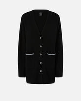 Lange Cardigan mit V-Ausschnitt -  | Pinko