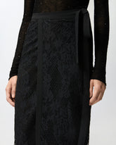 Rebrodé lace skirt -  | Pinko