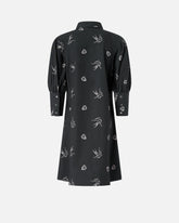 Short tattoo-print shirt dress -  | Pinko
