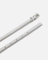 Schmaler Ledergürtel aus laminiertem Leder, 1 cm breit -  | Pinko