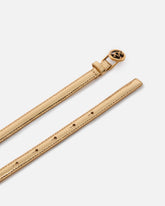 Schmaler Ledergürtel aus laminiertem Leder, 1 cm breit -  | Pinko