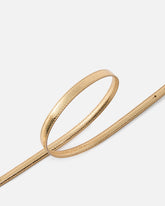 Schmaler Ledergürtel aus laminiertem Leder, 1 cm breit -  | Pinko