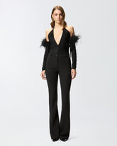 Bodysuit with feathers -  | Pinko