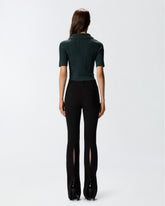 Pullover im Polo-Stil mit Perlen -  | Pinko