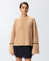 Pullover mit tiefem Rundhalsausschnitt -  | Pinko