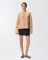 Pullover mit tiefem Rundhalsausschnitt -  | Pinko