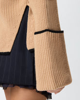 Pullover mit tiefem Rundhalsausschnitt -  | Pinko