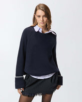 Pullover mit tiefem Rundhalsausschnitt -  | Pinko