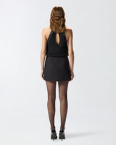 Minirock mit Kristallen und Perlen -  | Pinko