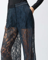 Weite Hose aus Spitze -  | Pinko