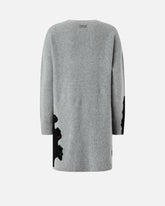 Knit mini dress with lace -  | Pinko