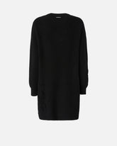 Knit mini dress with lace -  | Pinko