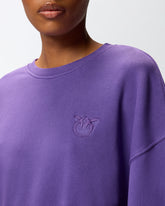 Sweatshirt with Love Birds embroidery -  | Pinko