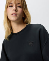 Sweatshirt with Love Birds embroidery -  | Pinko