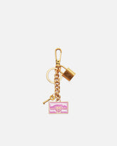 Key ring with padlock and Love Bag charm -  | Pinko