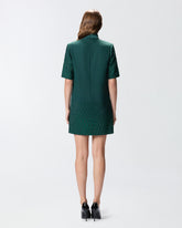 T-shirt-style dress with rhinestones -  | Pinko