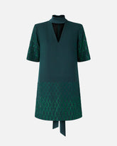 T-shirt-style dress with rhinestones -  | Pinko