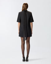 T-shirt-style dress with rhinestones -  | Pinko